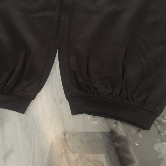 Max Studio London Black Ponte Knit Cargo Jogger Sz L NWT - Picture 5 of 7